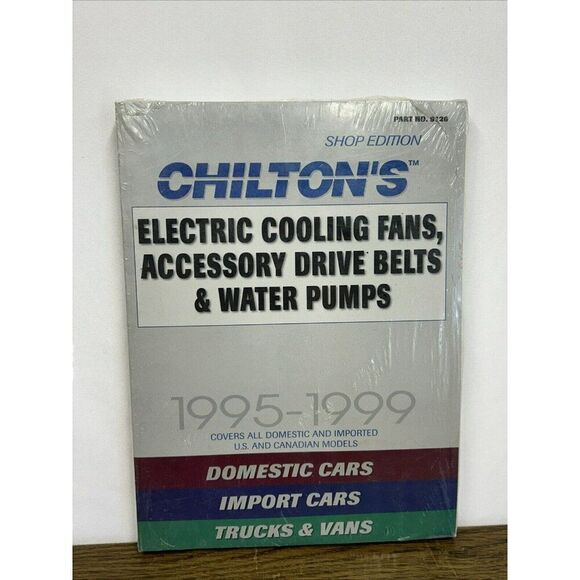 Other - Chilton's 95-99 Cooling‎ Fans Accessory Drive Belts & Waterpumps CH9126  Manual